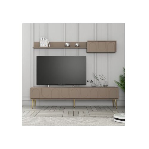 Hanah home TV ormarić s policama Lyon 2, 180 cm, krem Cene