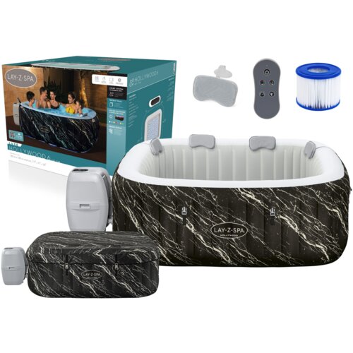  Jacuzzi na napuhavanje SPA Hollywood 196 x 66 cm Bestway 6001F Cijene