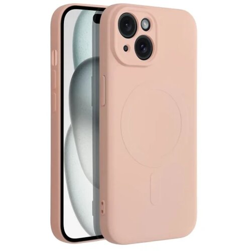 Silicone Mag Cover compatible with MagSafe maska za IPHONE 15 pink Cijene