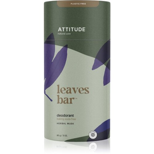 Attitude Leaves Bar Deodorant trdi dezodorant brez aluminijevih soli Herbal Musk 85 g Cene