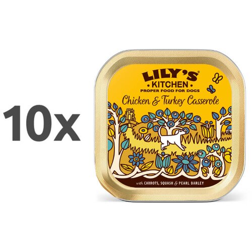 Lily's Kitchen chicken & turkey casserole adult - piščanec in puran - 150 g 10 x 150 g Cene