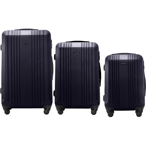 WINGS set od tri kofera Kestrel od ABS materijala veličine L M S tamnoplavi Slike