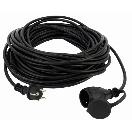 REV RITTER Gumeni produžni kabel (10 m, IP44, Crne boje, H05RR-F3G1,5)