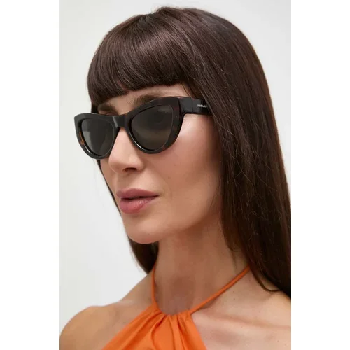 Saint Laurent Sončna očala ženska, rjava barva, SL 676