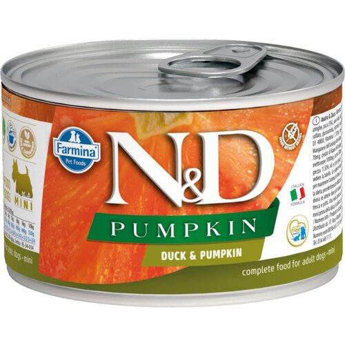 Farmina n&d can dog pm mini duck&pumpkin 140g Cene