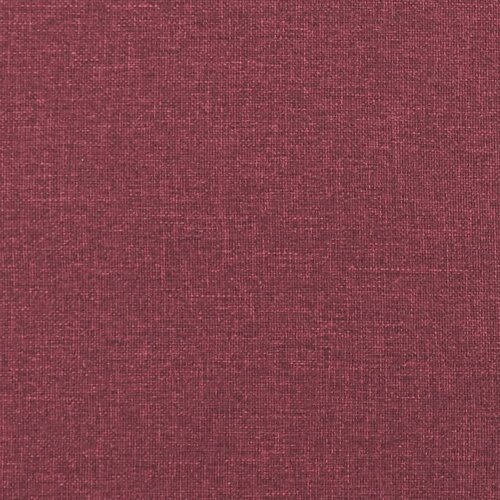  4-dijelni set sofa s jastucima crvena boja vina od tkanine Slike