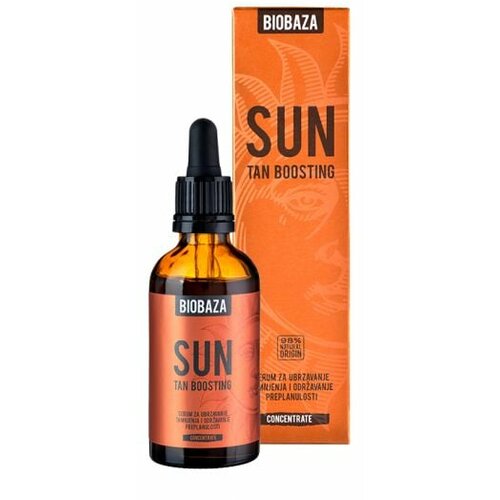 Biobaza sun serum za ubrzavanje tamnjenja i održavanje preplanulosti 50ml Slike