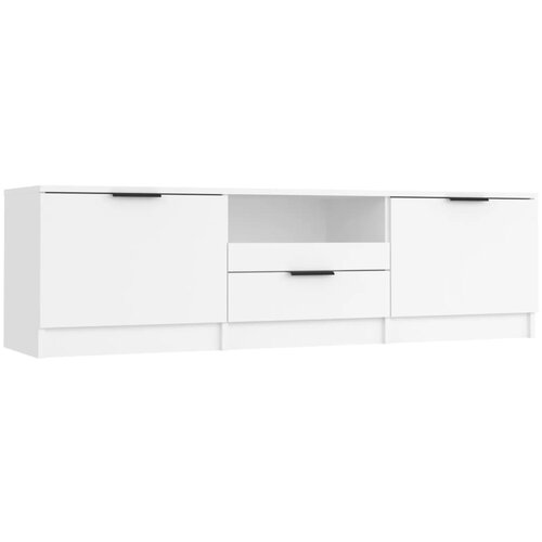 Maison Chic TV omarica - TV stojalo - Televizijska omarica bela 140x35x40 cm konstruiran les, (21698928) Cene