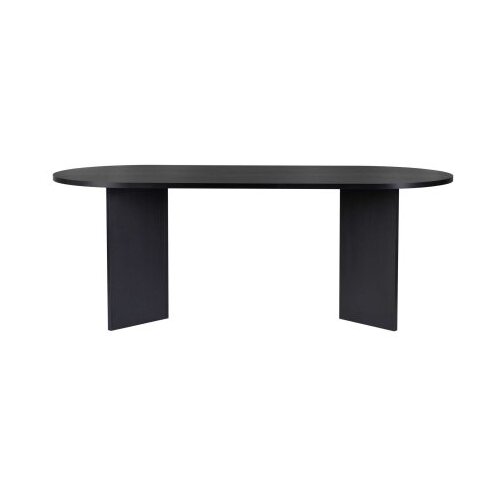 Hanah home trpezarijski sto sabella wood black Slike