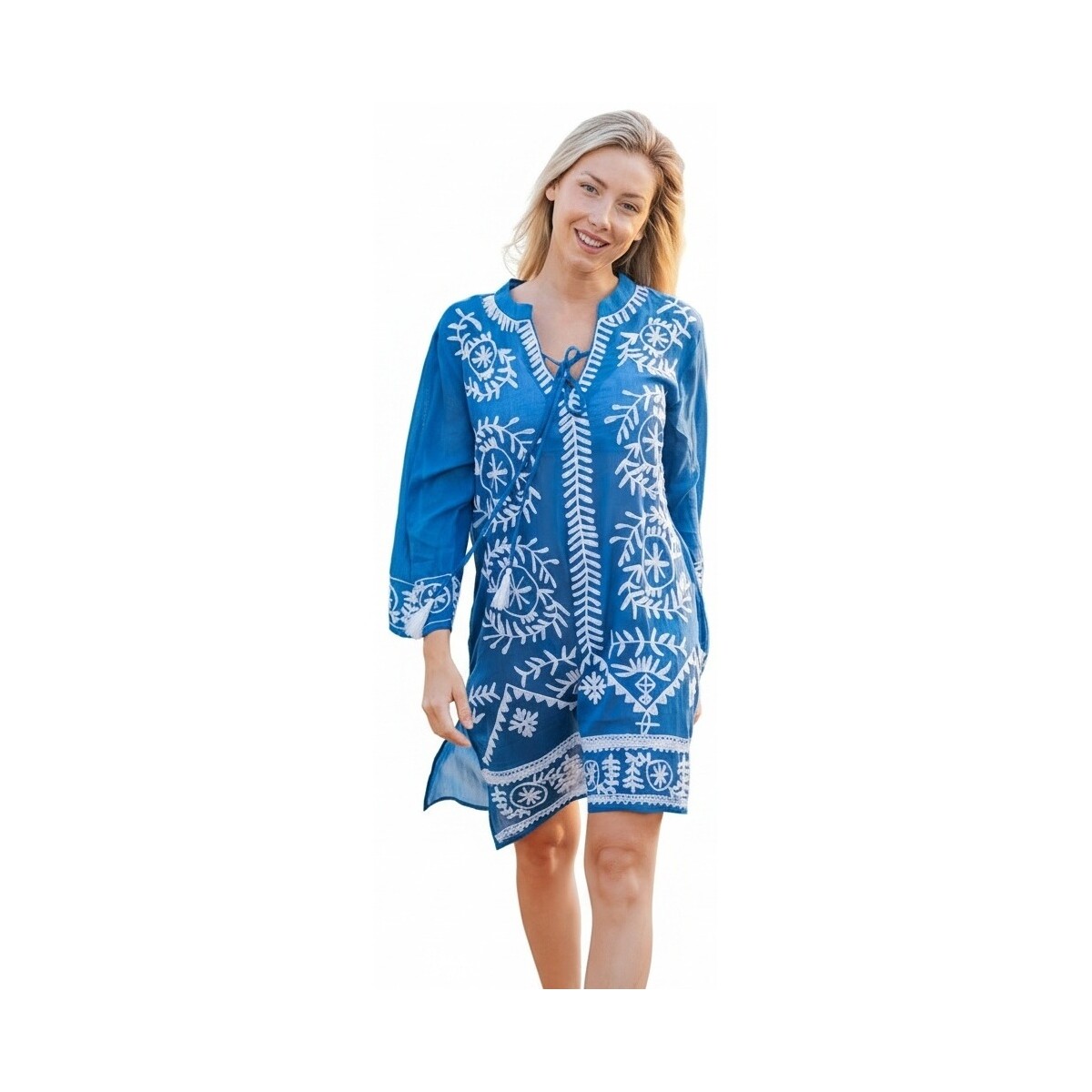 Isla Bonita By Sigris Kratke obleke Kurta Modra Cene