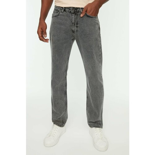 Trendyol Jeans - Gray - Straight Cene