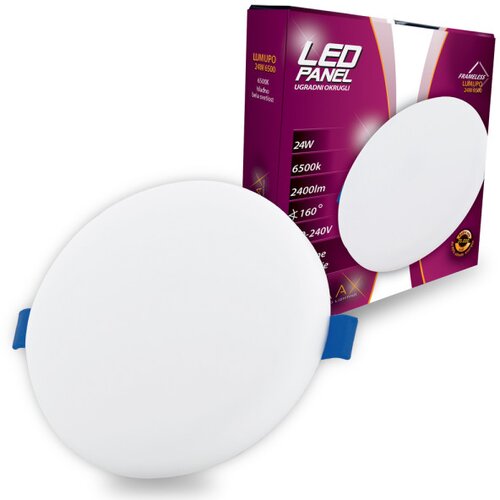 Lumax LED PANEL 24W/UGRADNI-PLAFONJERA OKRUGLA/6500K/2400LM Cene