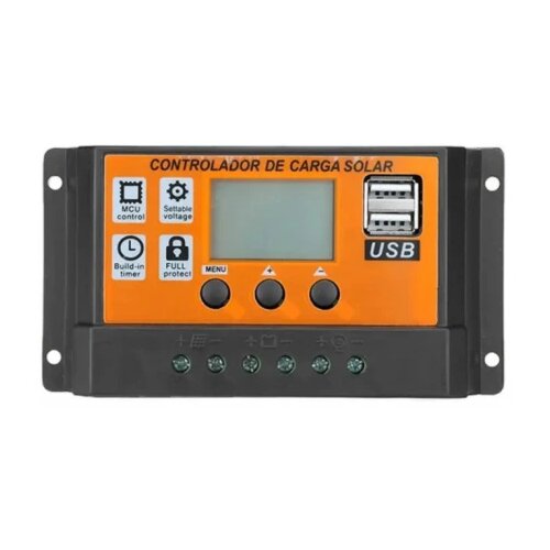 Gembird SOL-CONTROL30AOGMB MPPT automatski solarni kontroler punjenja baterije100A/50A/30A/20A/10A LCD Dual Slike
