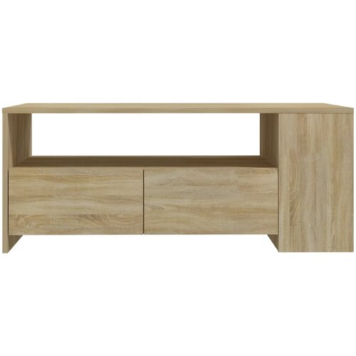  Stolić za kavu boja hrasta 102x55x42 cm konstruirano drvo Slike