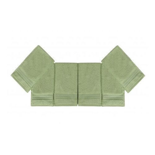 Colourful Cotton Set 6 peškira Rainbow Green Cene