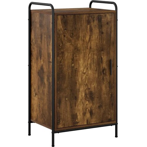  Ormar za cipele 51 x 36 5 x 93 cm Konstruirano drvo - Dimljeni hrast 51 x 36 5 x 93 cm 4 etaže s vratima Slike