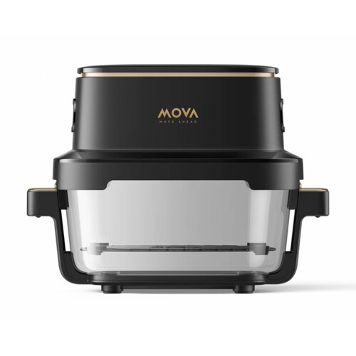 MOVA AF20 Pro &amp;ndash; Friteza na vrući zrak sa staklenim posudama 4 L i 2,5 L, 1700 W, 8 programa, crna Slike