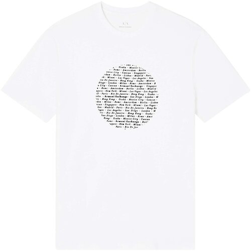 EAX Majice &amp;amp; Polo majice T-Shirt Bela Slike