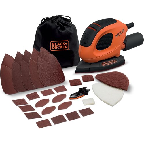 Black & Decker Vibracijska brusilica Mouse BEW230BCA, 55W, 10x pribor + torba Cijene