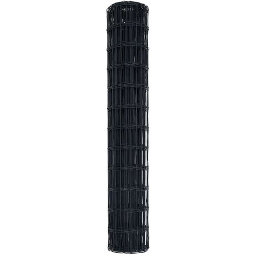 vidaXL Euro ograja siva 1x10 m jeklena Cene