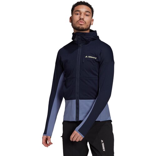 Adidas Muška jakna Terrex Zupahike Hooded Fleece Jacket plava Slike