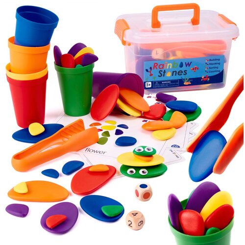  Kreativna montessori slagalica sa &amp;scaron;arenim kamenčićima Slike