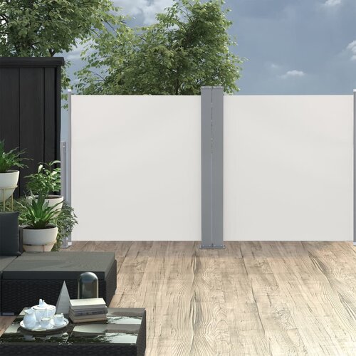 vidaXL uvlačiva bočna tenda 120 x 600 cm krem Cijene