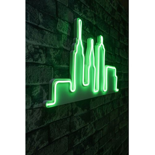 Wallity Dekorativna plastična LED rasveta City Skyline Green Cene