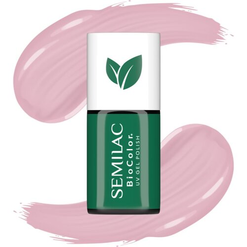 Semilac UV Hybrid BioColor gel lak za nokte s kori&amp;scaron;tenjem UV/LED lampe nijansa 728 Pink Sunrise 7 ml Slike