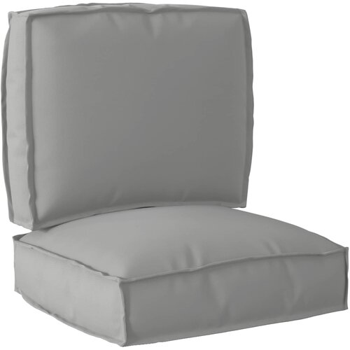  Set jastučića za palete 2 pcs Siva 50 x 50 x 12 cm Slike