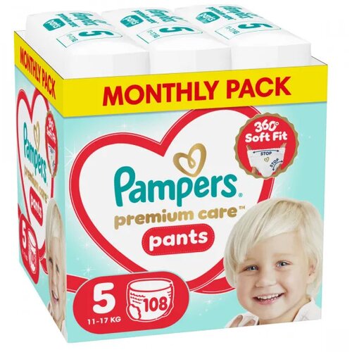 Pampers pants pelene monthly 5 prem.11-17kg 108kom Cijene