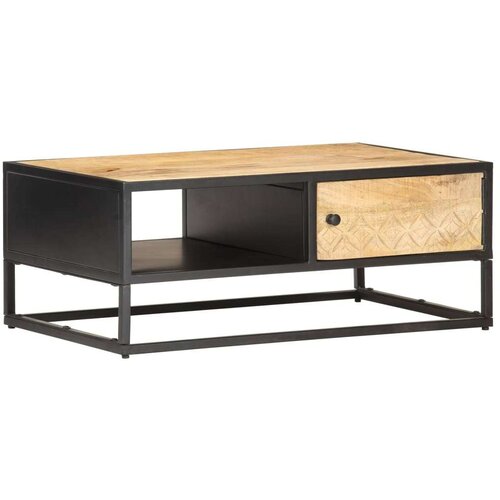  Stolić za kavu s izrezbarenim vratima 90x55x36 cm drvo manga Cijene