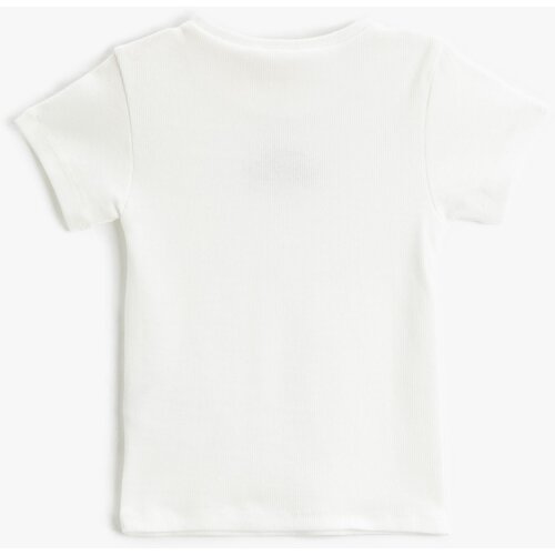 Koton T-Shirt - Ecru Cene
