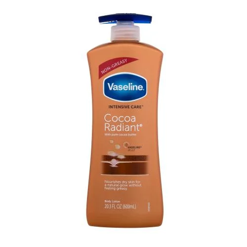 Vaseline Intensive Care Cocoa Radiant osvetljevalni losjon za telo za suho kožo 600 ml unisex