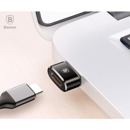 Baseus adapter usb muski na type-c zenski crni Slike