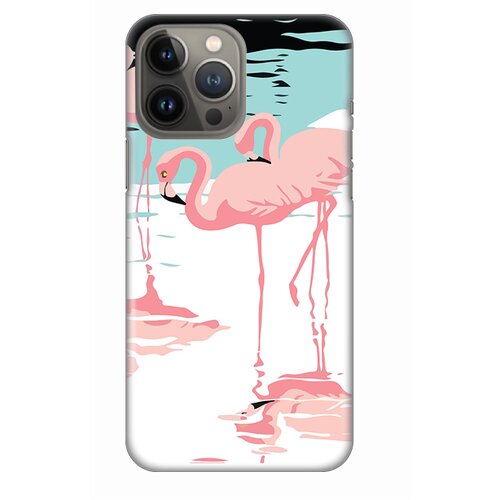  Maska Silikonska Print za iPhone 13 Pro Max 6.7 Pink Flamingos Cene