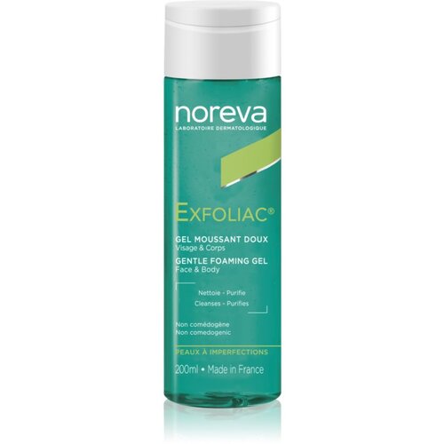 Noreva Exfoliac Gentle Foaming Gel nežni penasti gel za problematično kožo 200 ml Slike