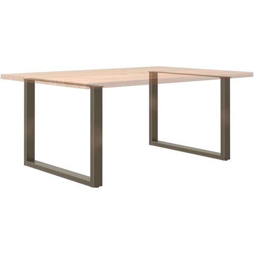 vidaXL Noge za blagovaonski stol U-oblik 2 kom Prirodni čelik 100 x (72-73) cm Čelik - Prirodna 100 x (72-73) cm 2 1 Cijene