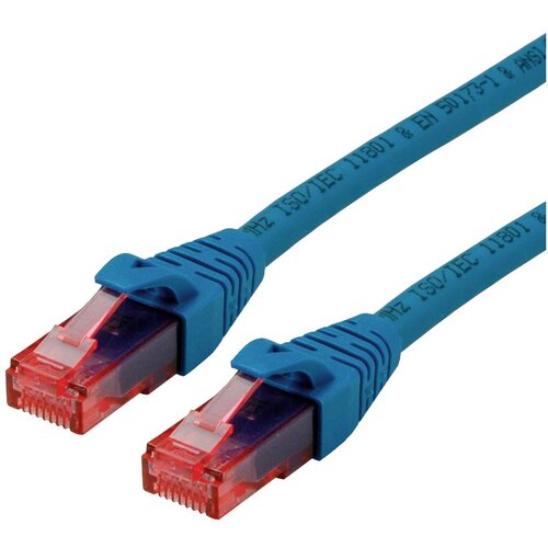 Roline 21.15.2542 RJ45 omrežni kabel\, patch kabel cat 6 u/utp 2.00 m modra 1 kos, (20420418) Cene
