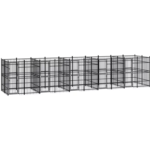  vanjski kavez za pse čelični 18,43 m²