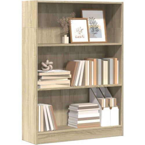 vidaXL Regal za knjige boja hrasta 80x24x109 cm od konstruiranog drva Cene