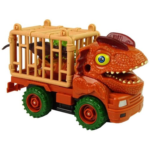  Dinosaur kamion transporter narančasti s dodacima Slike