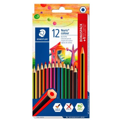 Staedtler barvice Noris WOPEX, 12 kos, večbarvne, 185 SET9 Cene