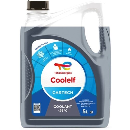 Total antifriz Coolef Cartech, -37&amp;deg;C, 5L Slike