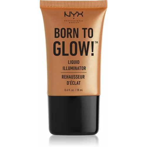 NYX Professional Makeup Born To Glow tekoči osvetljevalec odtenek 03 Pure Gold 18 ml