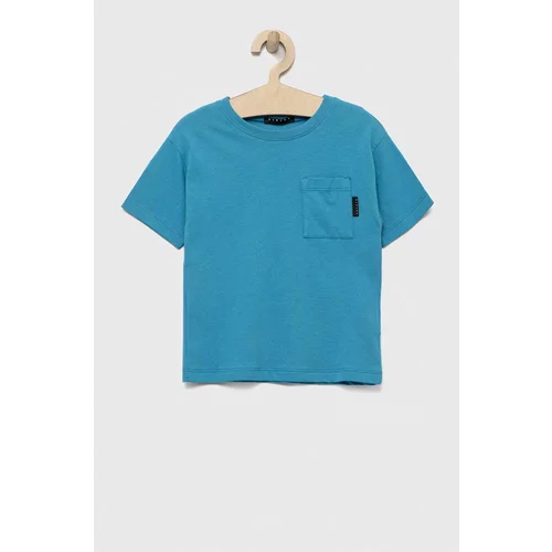 Sisley Otroška bombažna kratka majica