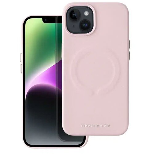 Roar kožna Mag Case maska kompatibilna s MagSafeom &amp;ndash; za iPhone 12 pink Slike