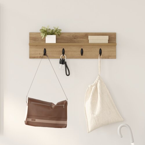 vidaXL Nadwyčajna obešalnik za plašče artisan hrast 60 x 10.5 x 18 cm Cene