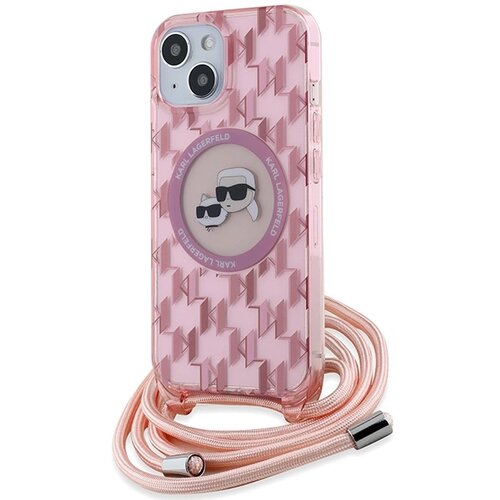 Karl Lagerfeld IML CROSSBODY MAGSAFE OVITEK ZA IPHONE 15 14 13 ROZA, (21898953) Cene