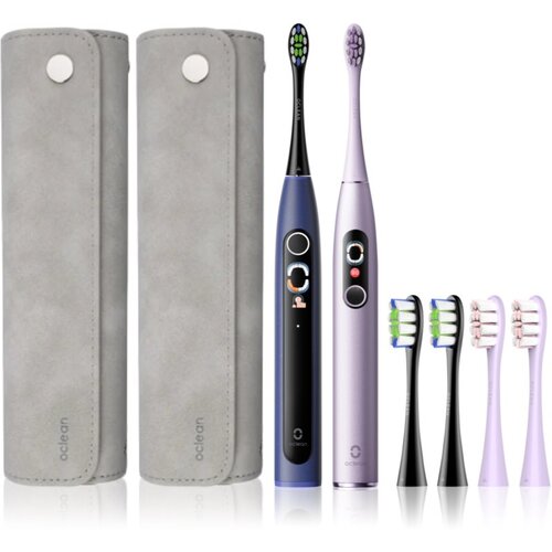 Oclean X Pro Digital Set set za nego zob Purple &amp;amp; Dark Blue Slike